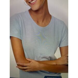 NWT J.Crew factory girlfriend tee in faded chambray med